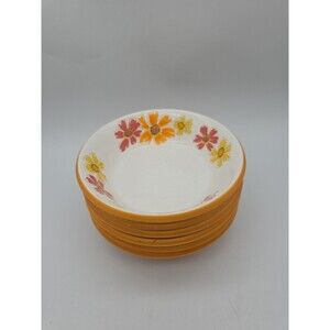 VTG Mikasa Mexicana by Ben Seibel La Flora 608 Japan 6 Bowls Festive Dishwasher